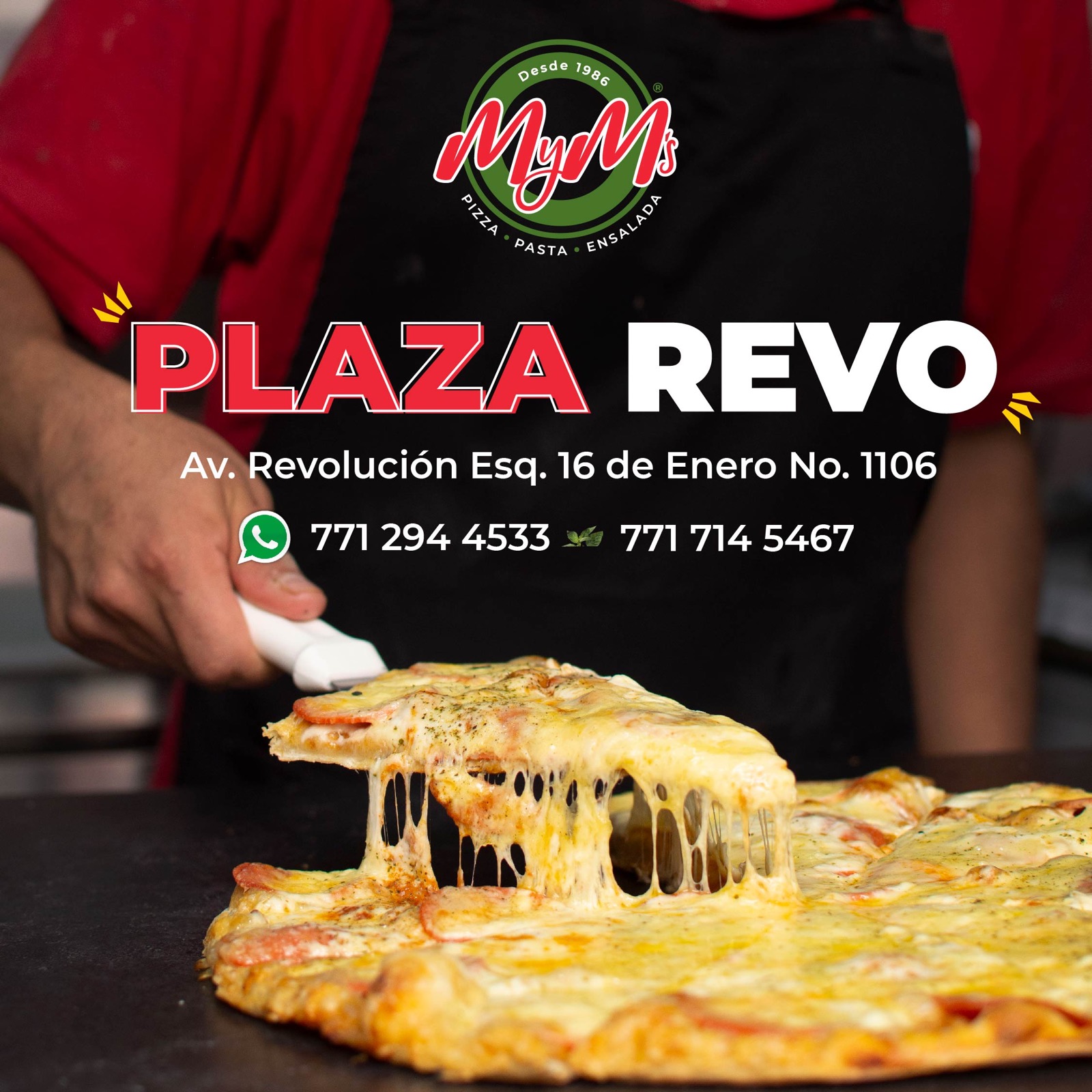 Plaza Revo Pachuca <b>L218</b> - MYM´S PIZZA