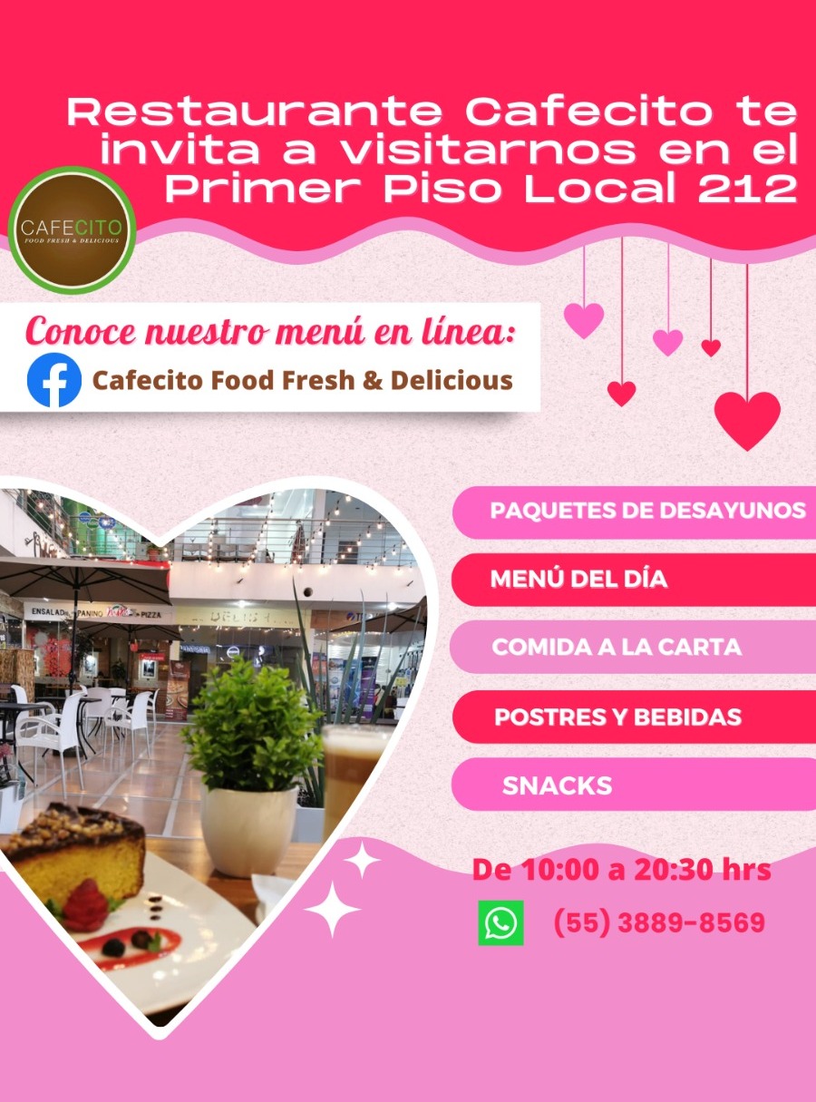 Plaza Revo Pachuca <b>212 & 213</b> - CAFECITO